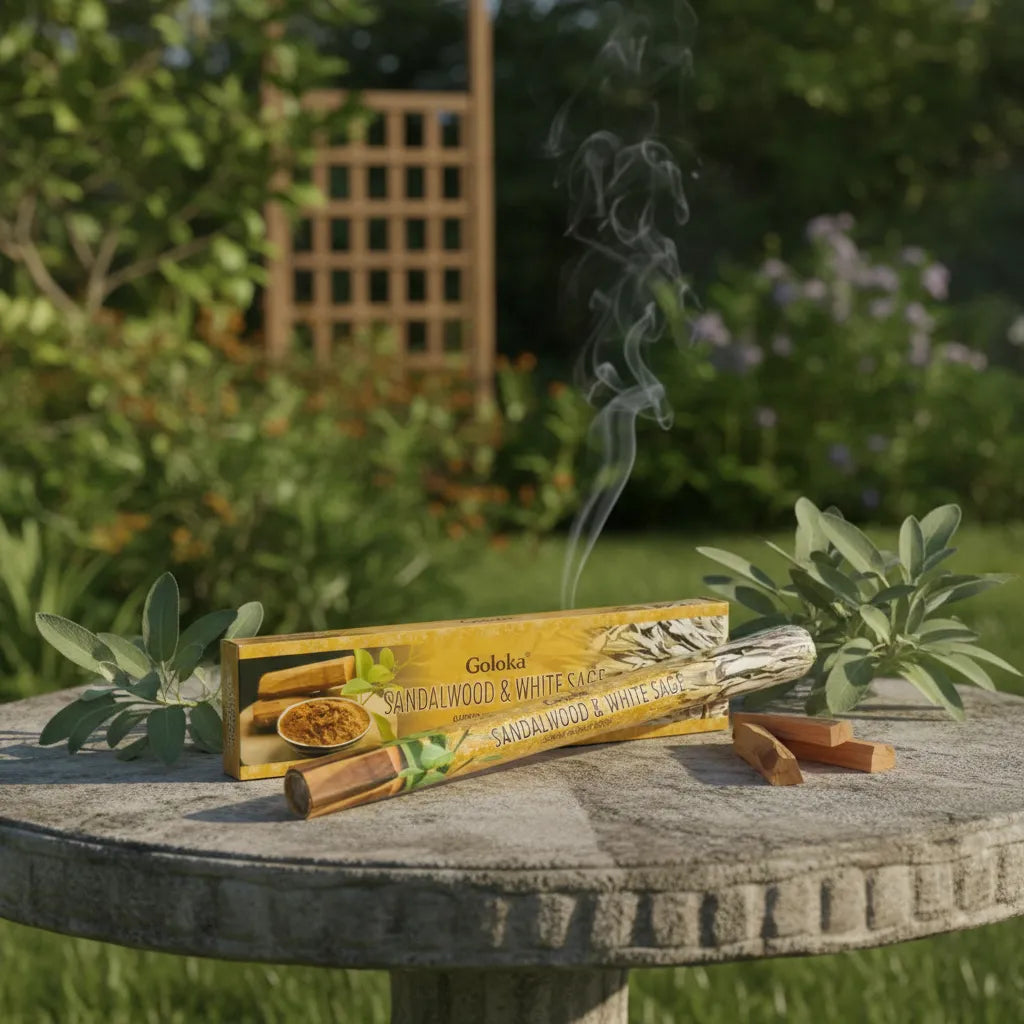 Incienso Sandalwood y Salvia Blanca