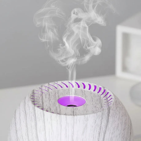 Humidificador Esfera Fan White Wood 130 mL