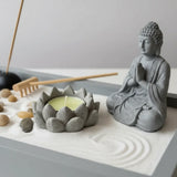 Jardin Zen Budda Rezando