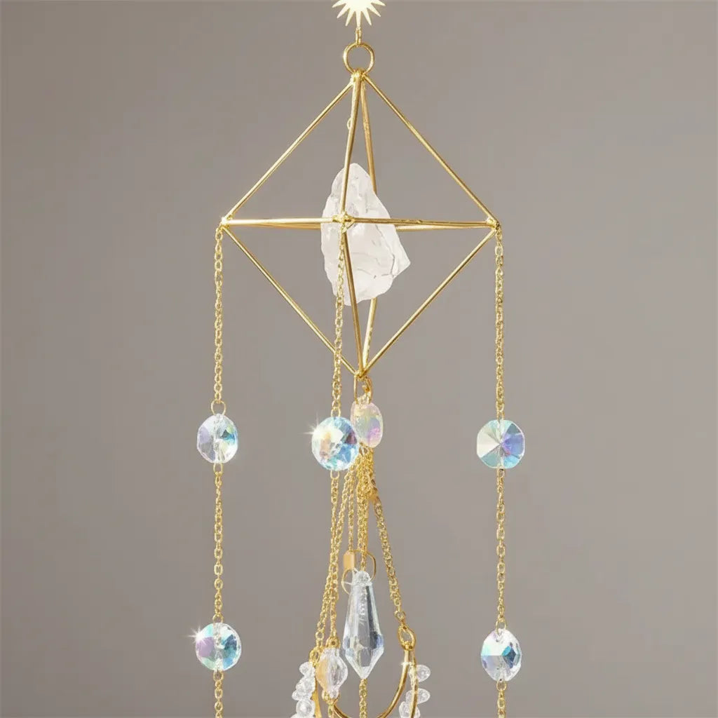 Atrapasol Cristal Cuarzo Cristal