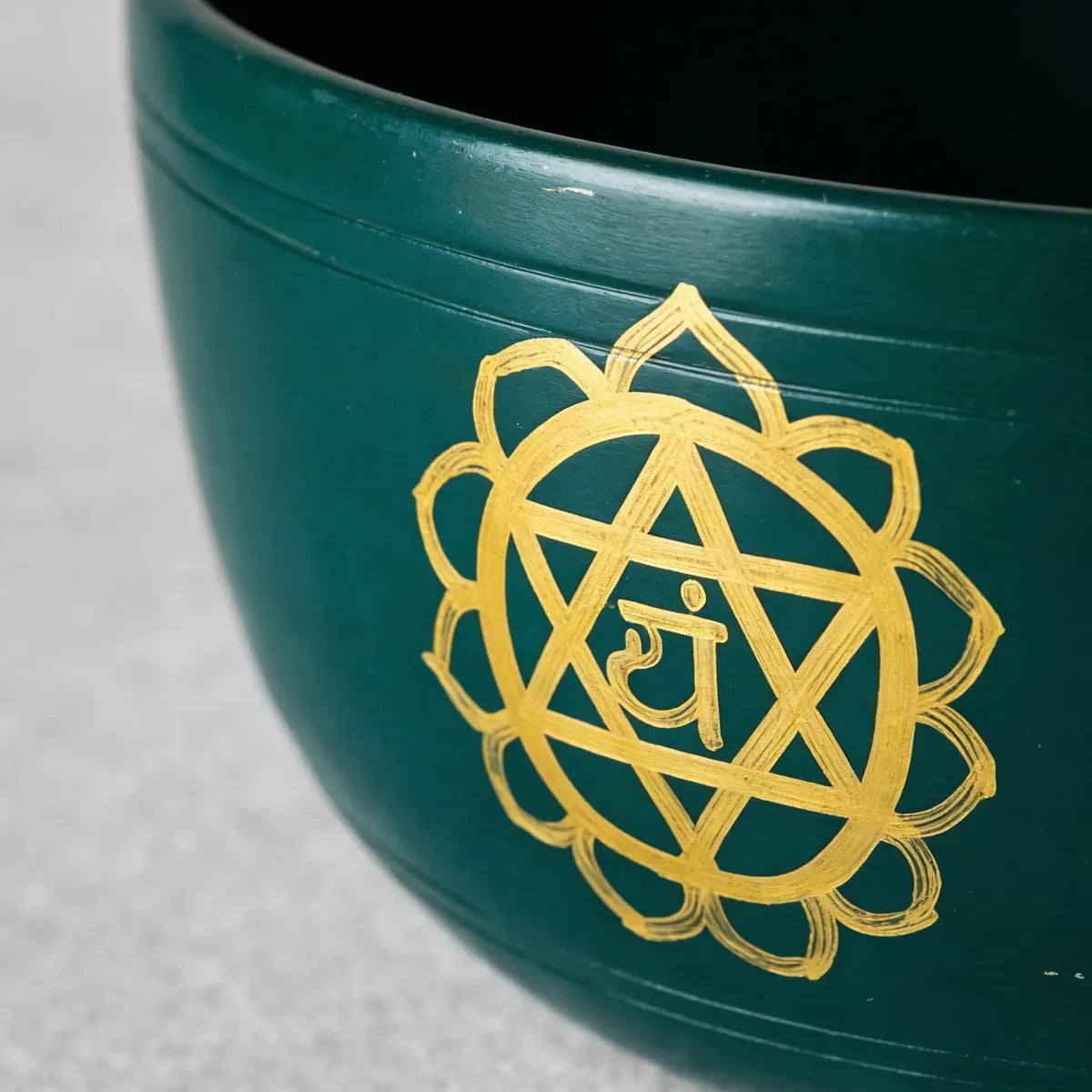 Cuenco Tibetano Verde YAM 18 cm