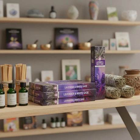 Incienso Lavanda y Salvia Blanca