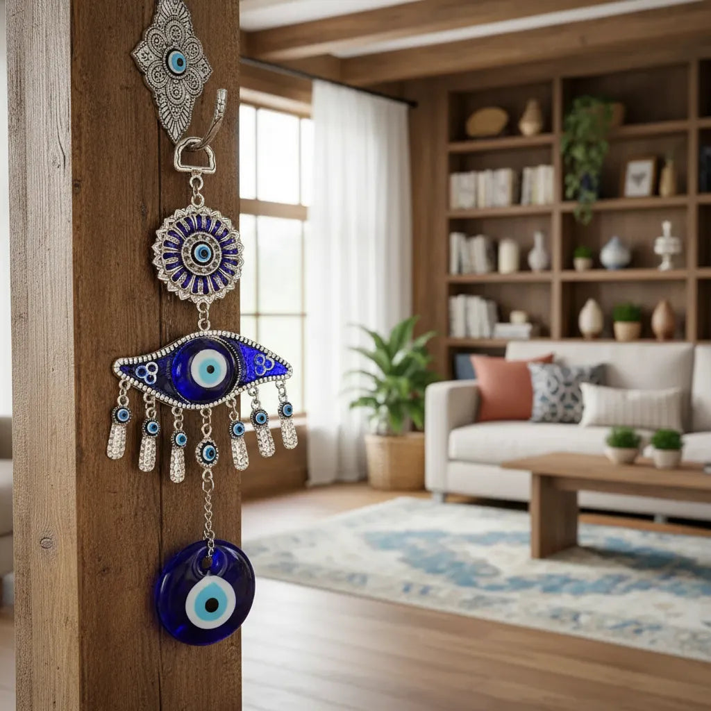 Colgante Ojo Turco Floral