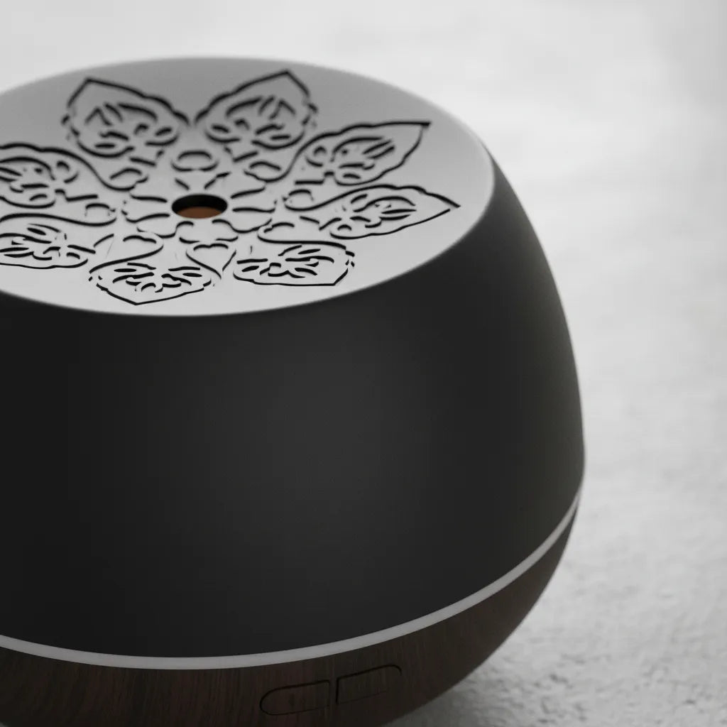 Humidificador Woodgrain Oscuro 200 mL