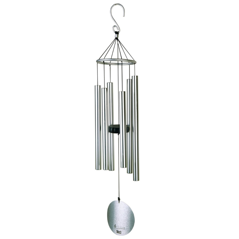 Campana de Viento Plateada 165 cm