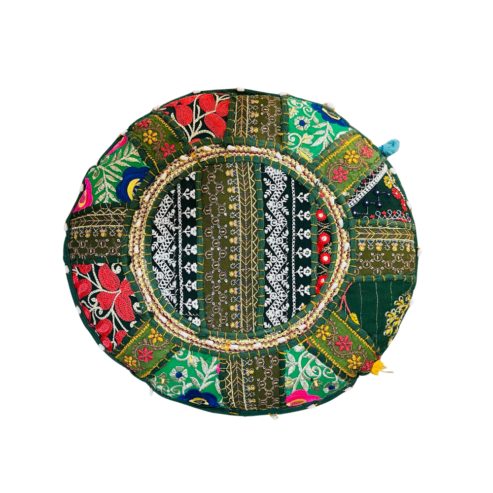 Cojin Verde Indio Redondo Talla S