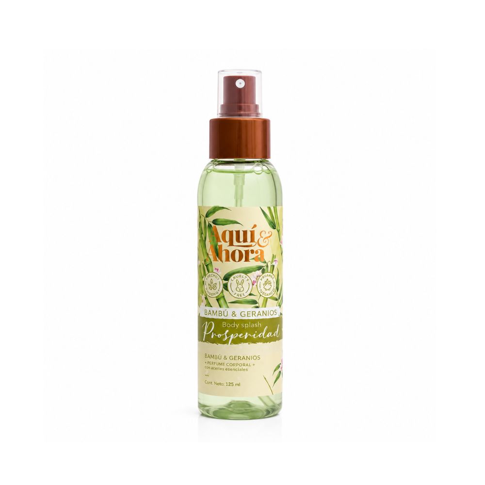 Body Splash Prosperidad Bambú Geranios 125 mL