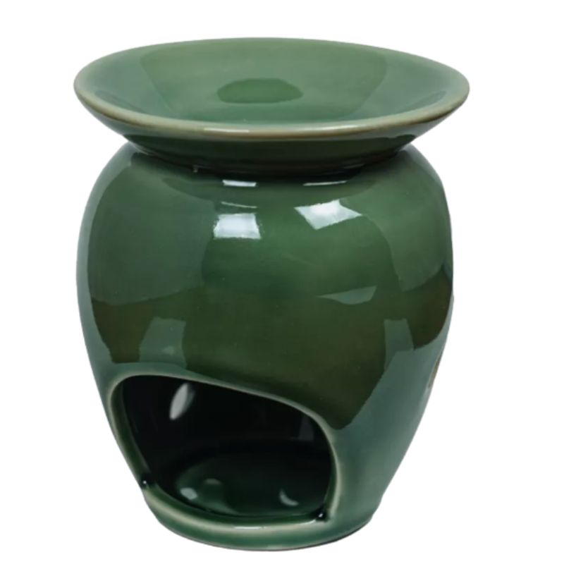Difusor de Ceramica Flor Verde Design