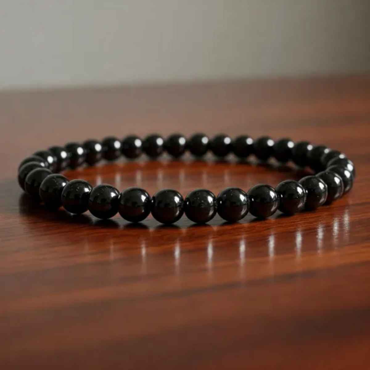 Pulsera Onix Negro 6mm