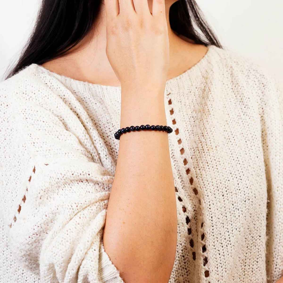 Pulsera Obsidiana 6mm