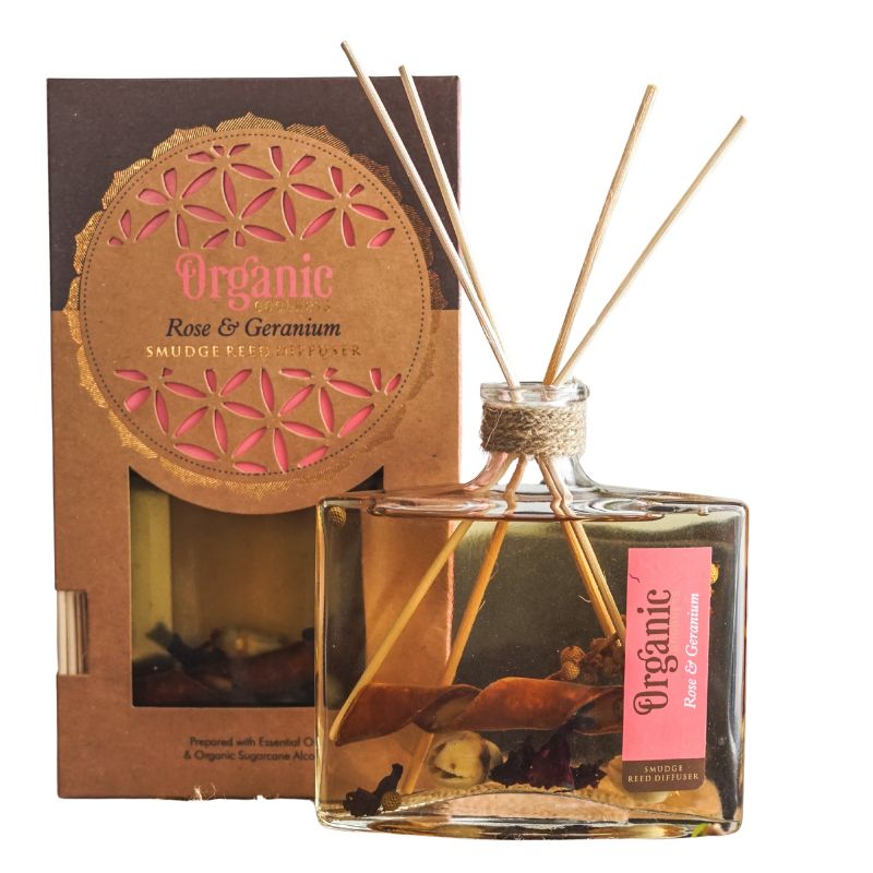 Difusor Mikado Organic Goodness Rosa y Geranio - Song of India