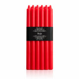 Vela Larga Roja 10 u.
