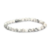 Pulsera Howlita 6mm