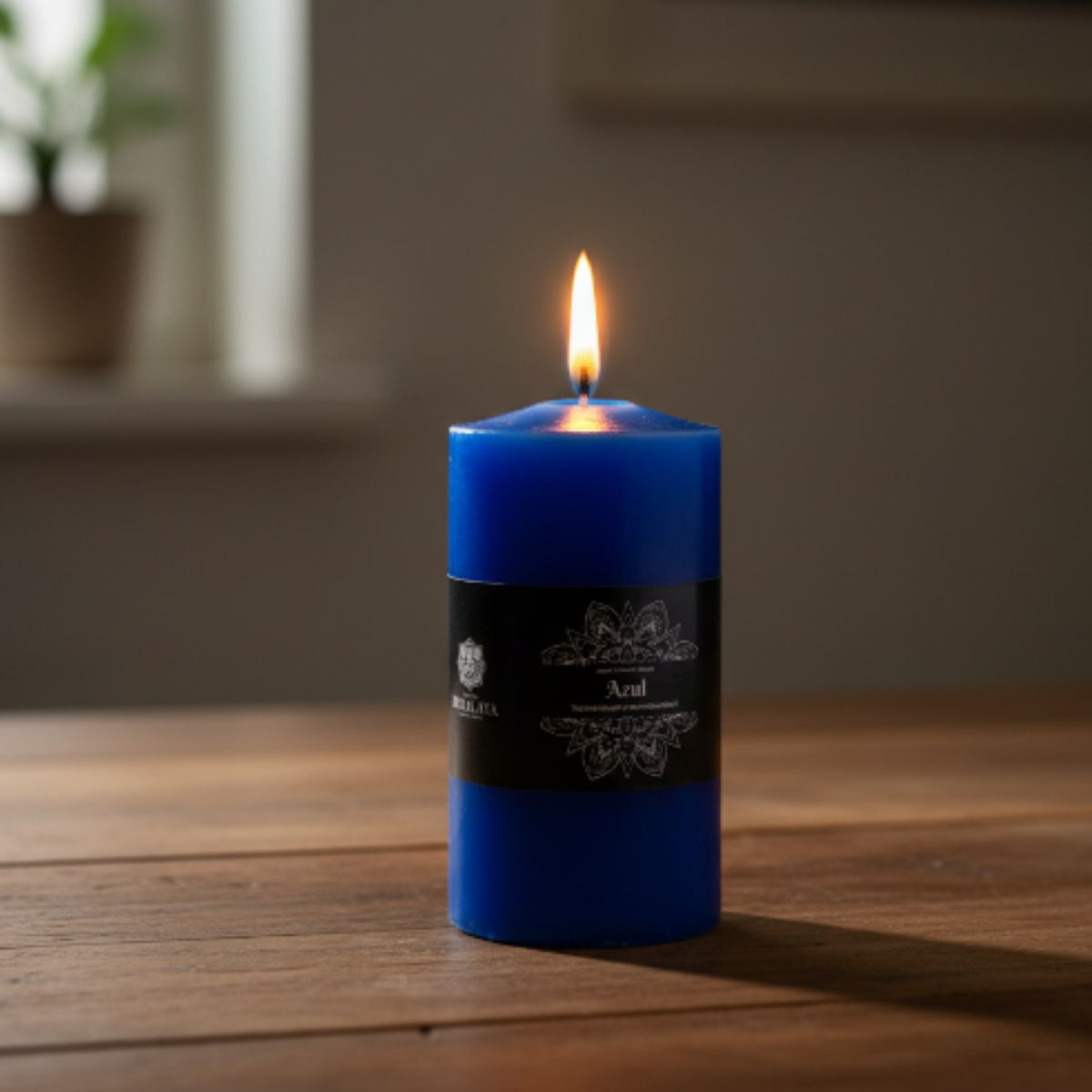 Velón Azul 10cm