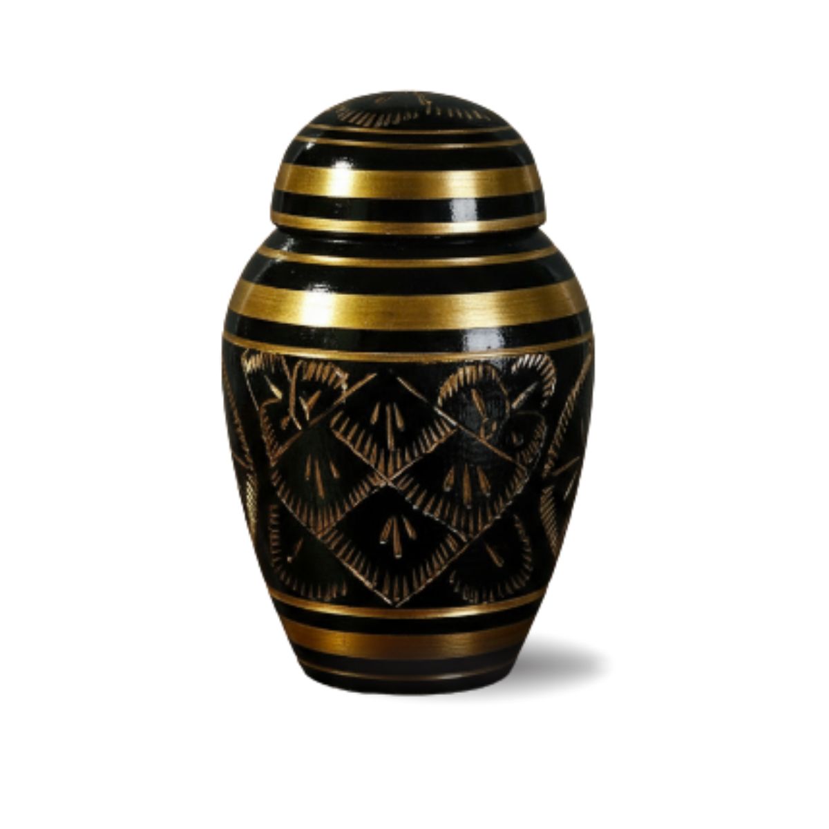 Ánfora Negro de Bronce 7 cm