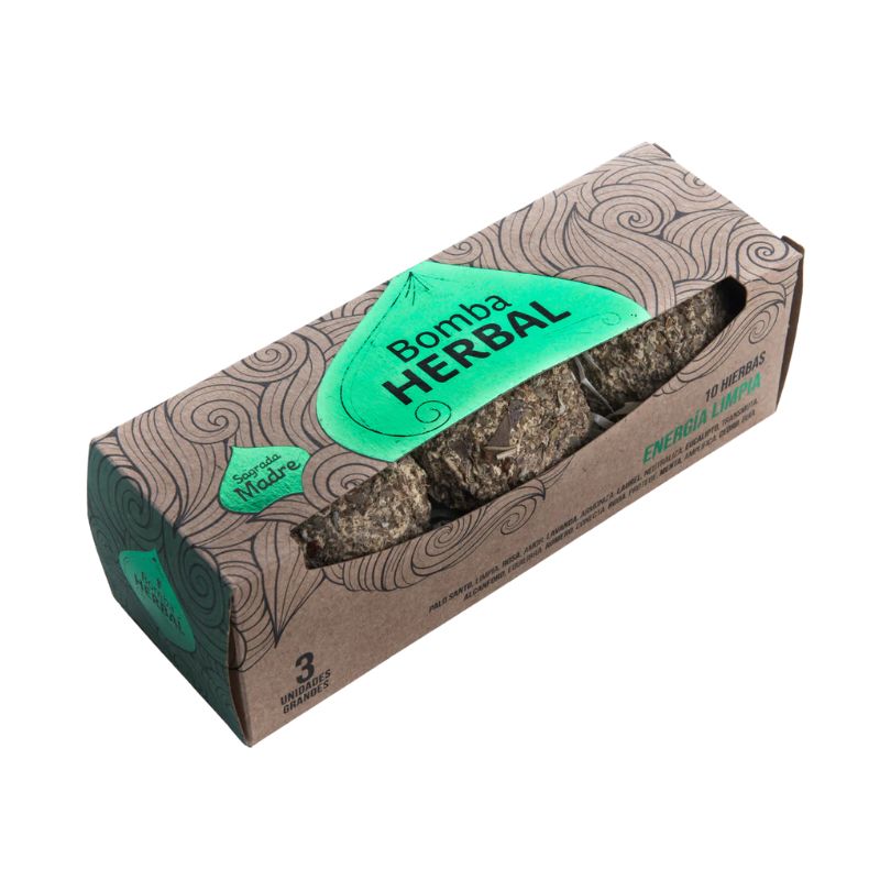 Bomba Herbal Sahumerio Energia Limpia - Sagrada Madre