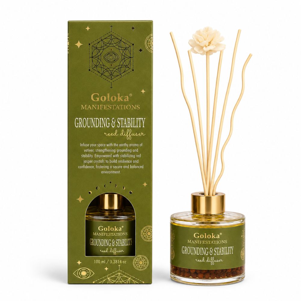 Difusor de Varilla Vetiver con Jaspe Rojo 100 mL