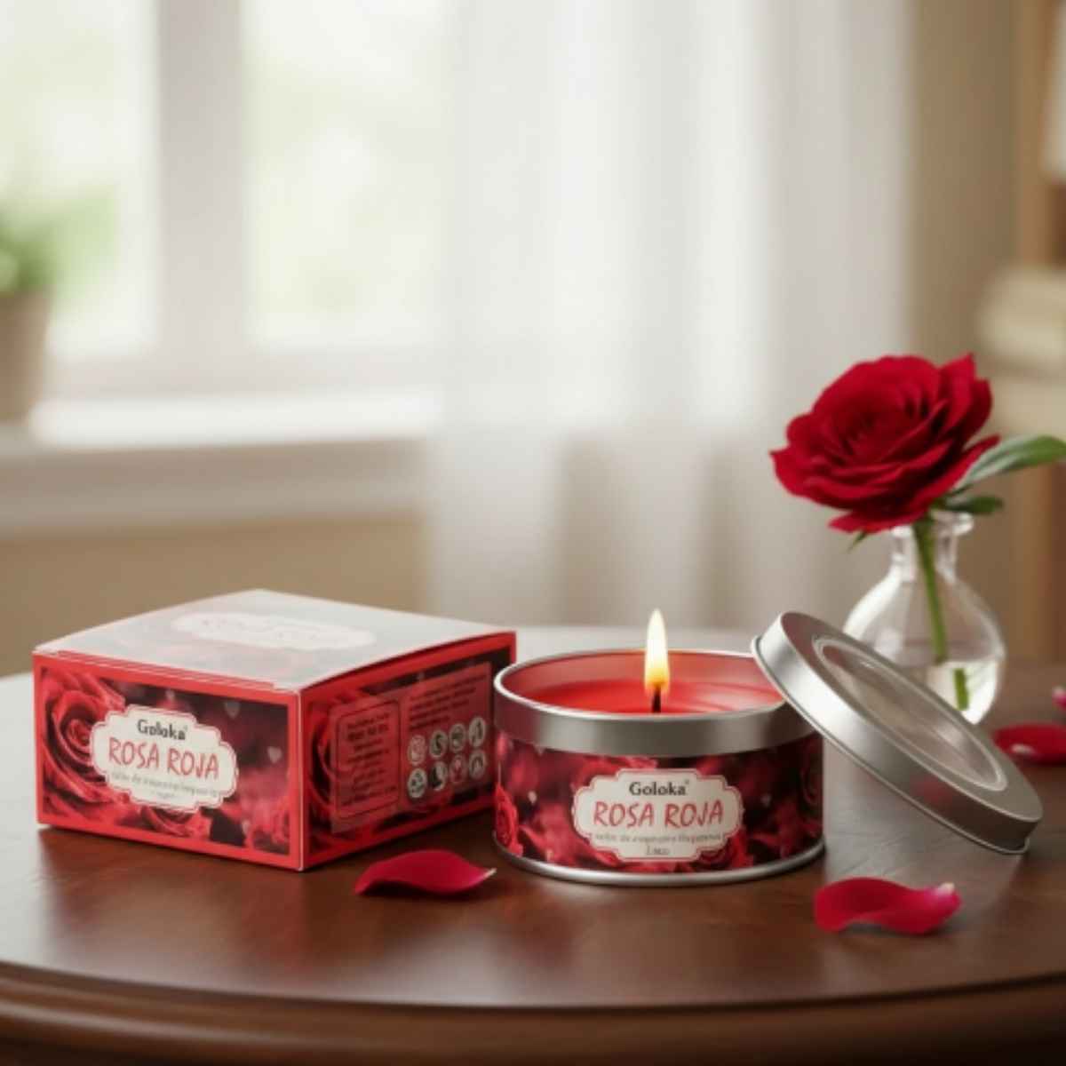 Vela Rosa Roja