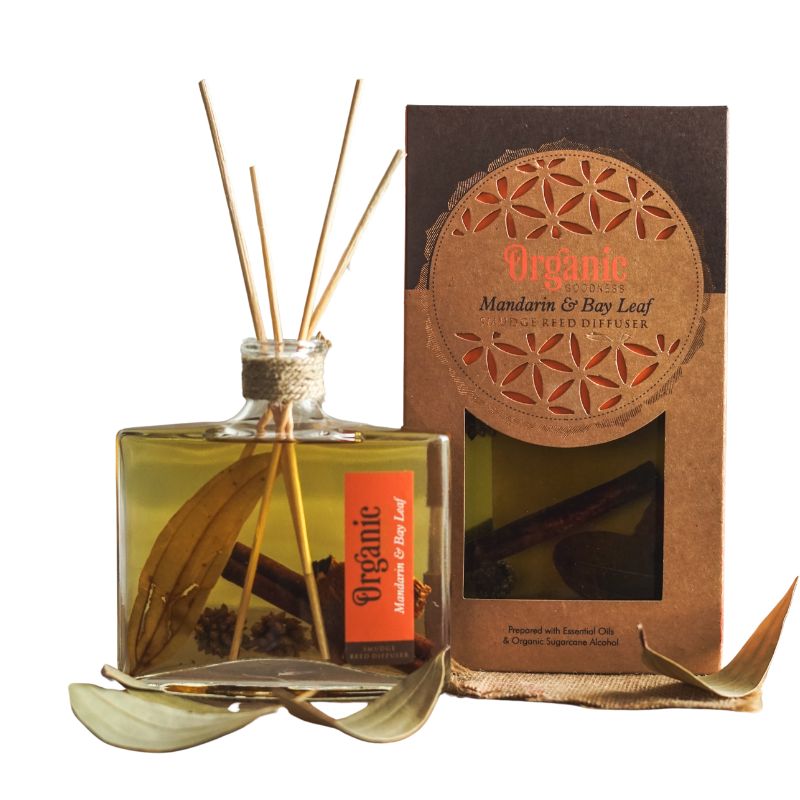Difusor Mikado Organic Goodness Mandarina y Laurel - Song of India