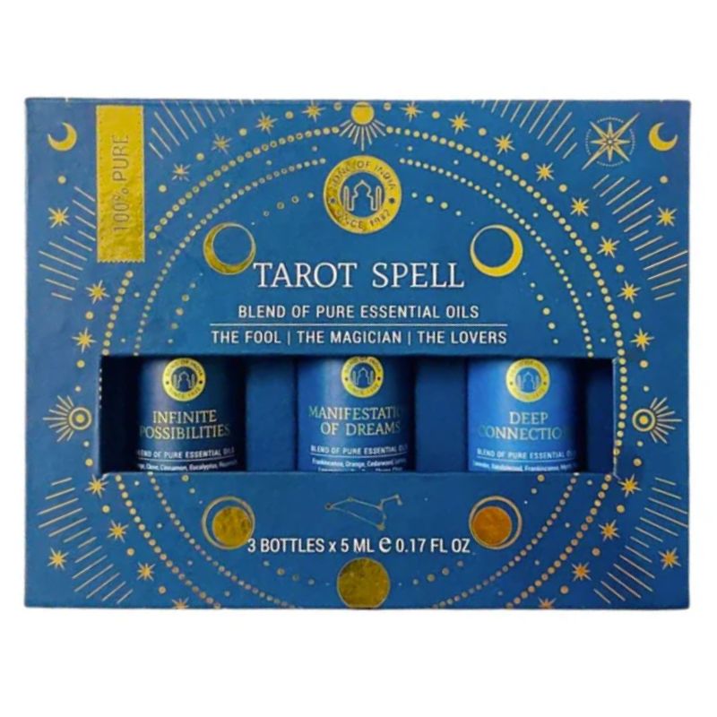 Set Aceites Esenciales Tarot Spell - Song of India