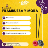Incienso Natural Frambuesa y Mora