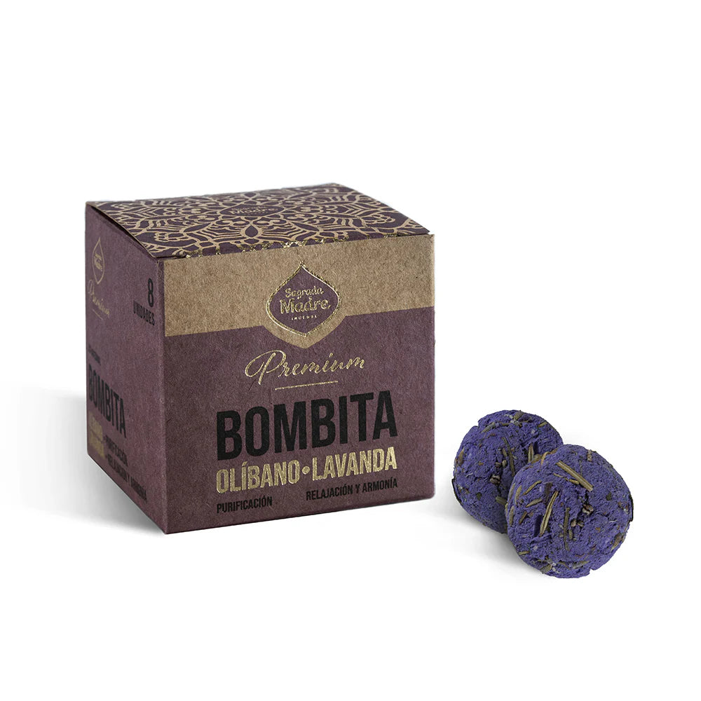 Bombita Premium Sahumerio Lavanda & Olibano - Sagrada Madre