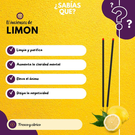 Incienso Cascada Limon Natural 24Conos