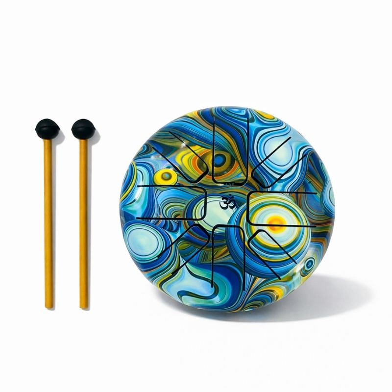 Hand Drum Aura Azul 21 cm