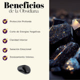 Pulsera Obsidiana 6mm