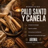 Stick de Palo Santo con Canela Anís