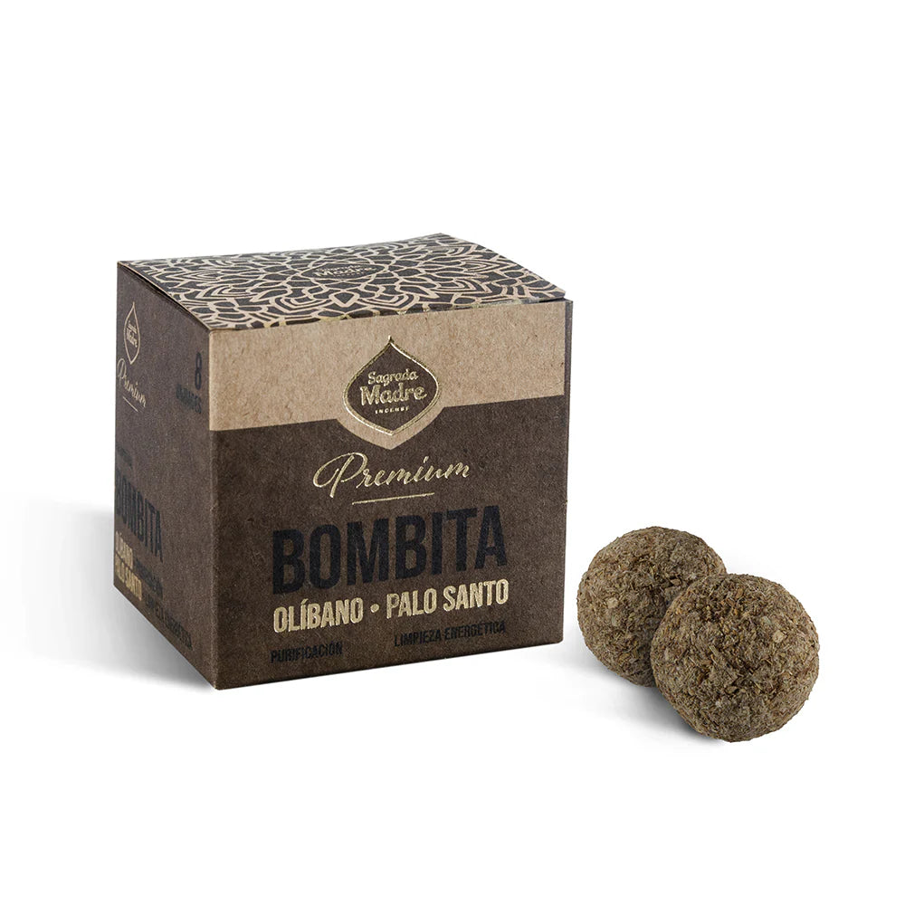 Bombita Premium Sahumerio Palo Santo & Olibano - Sagrada Madre