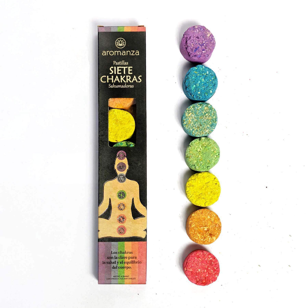 Pastilla Sahumerio 7 Chakras - Aromanza