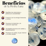 Pulsera Ajustable Piedra Luna 4mm
