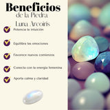 Pulsera Piedra Lunar Arcoiris 8mm