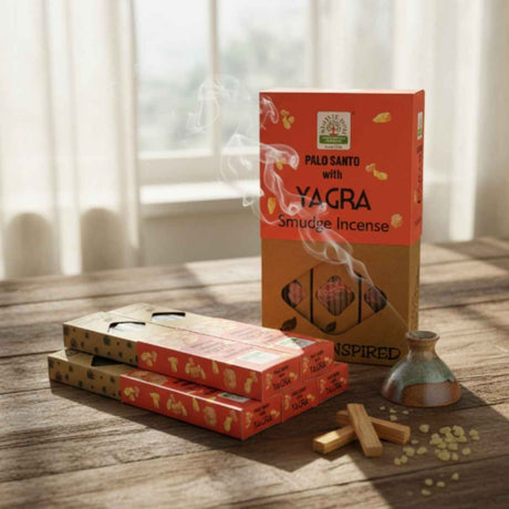 Incienso Orgánico Palo Santo con Yagra