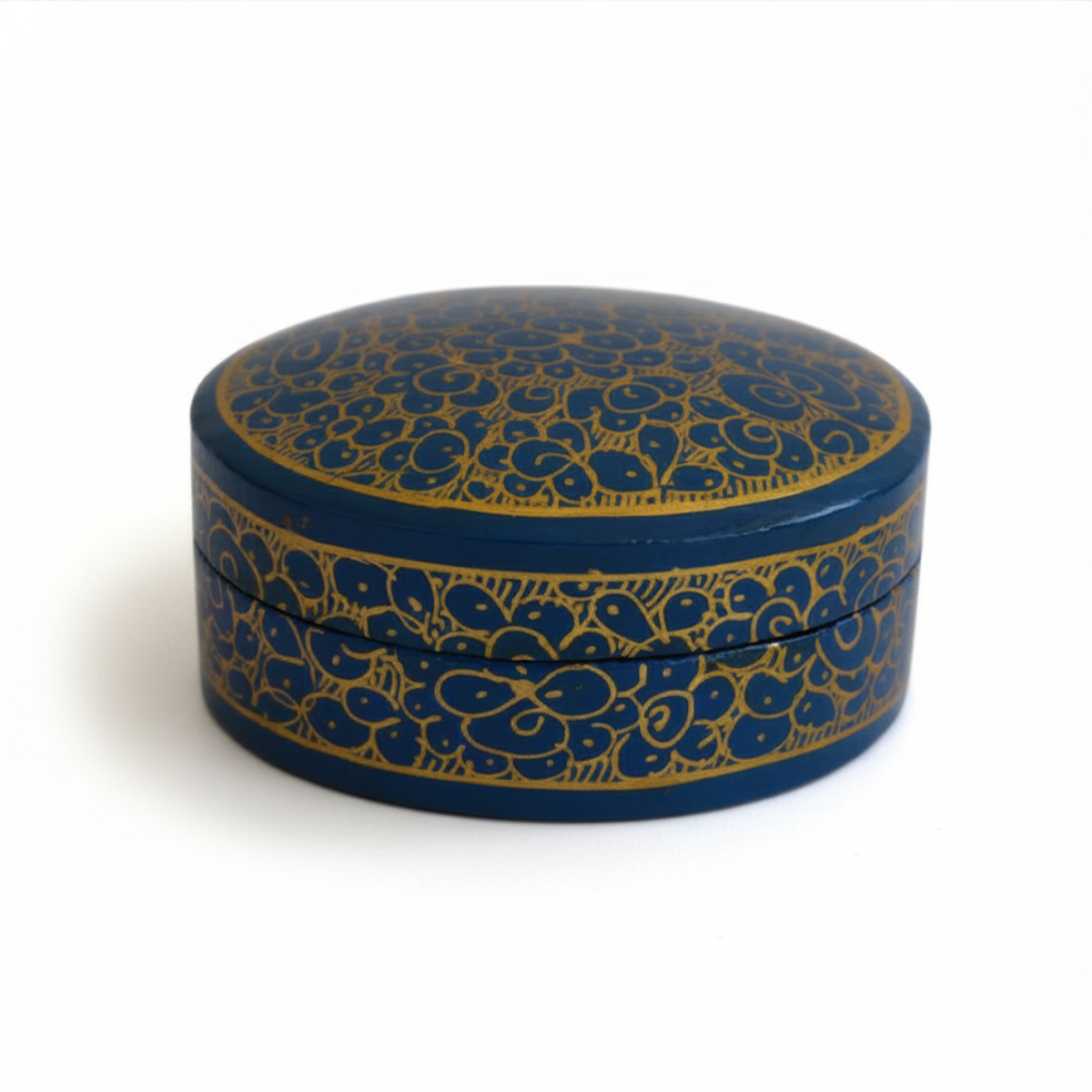 Cajita de Sueños Oval Azul Marino