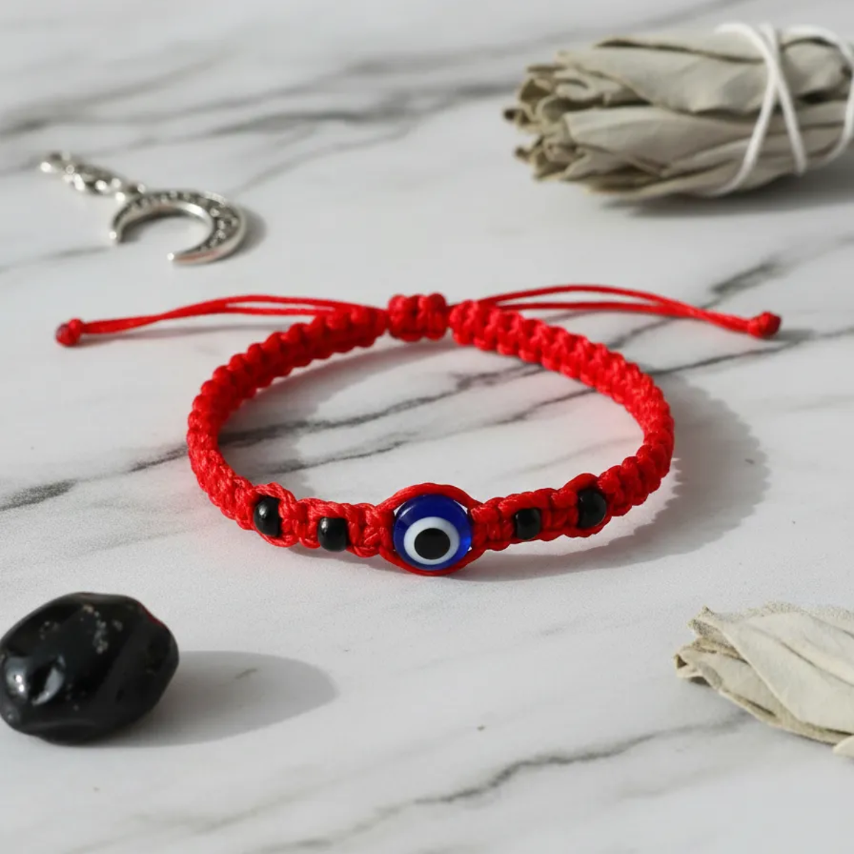 Pulsera Hilo Rojo Ojo Turco