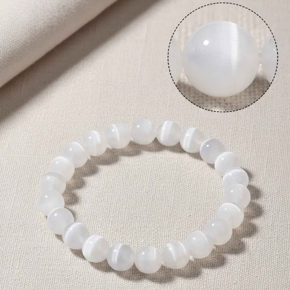 Pulsera Cuarzo Cristal 8mm