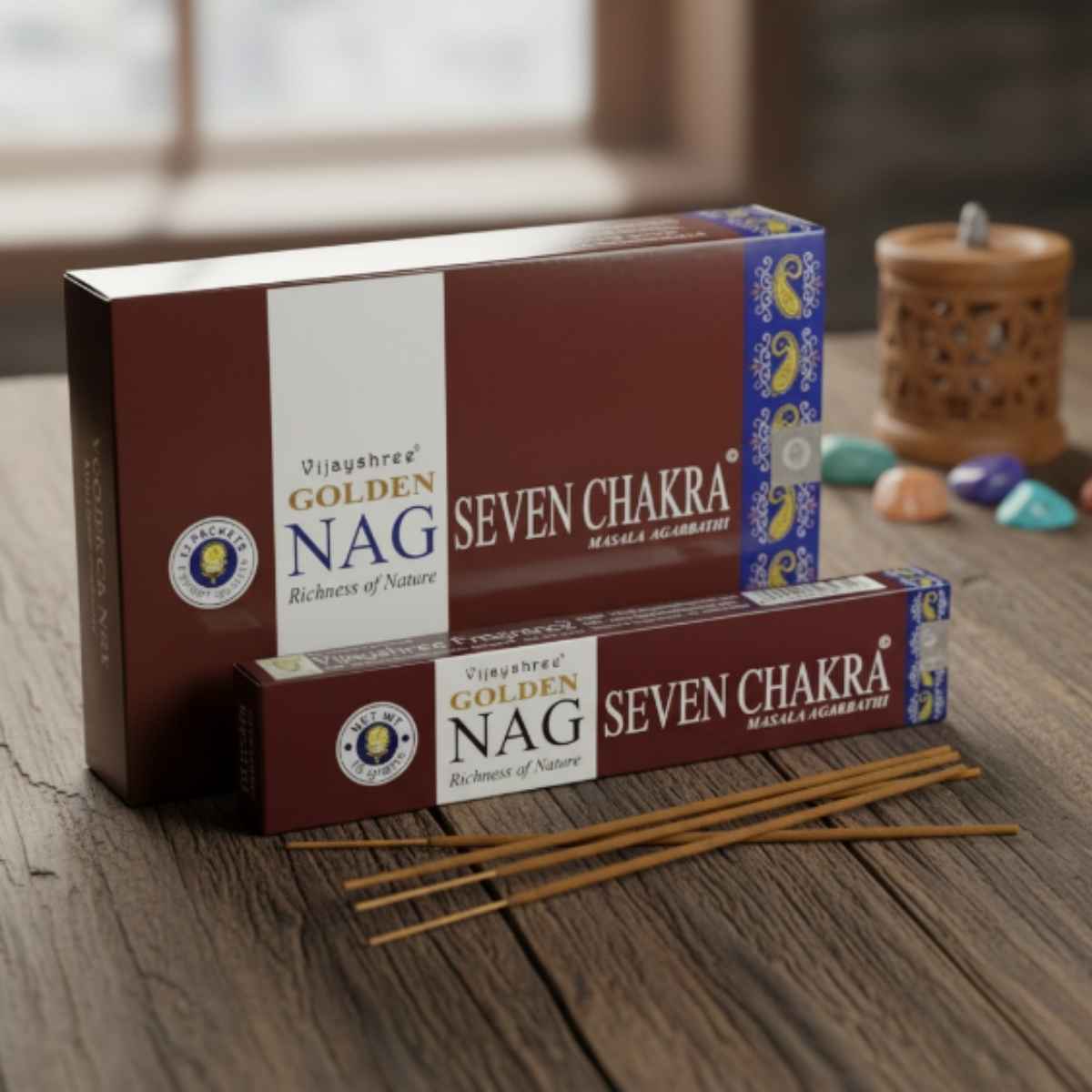 Incienso Golden Nag 7 Chakra