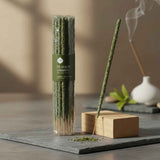 Sahumerio Artesano Té Verde y Flor de Champa 20u