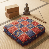 Cojin de Suelo Patchwork Azul Extra Grande