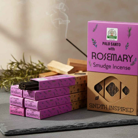 Incienso Orgánico Palo Santo con Romero
