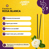 Incienso Rosa Blanca - Parimal Hexagonal