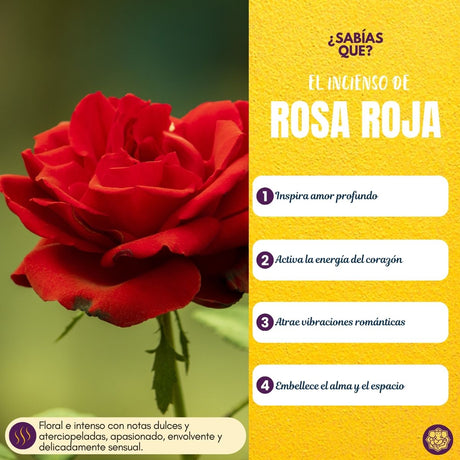 Incienso Rosa Roja