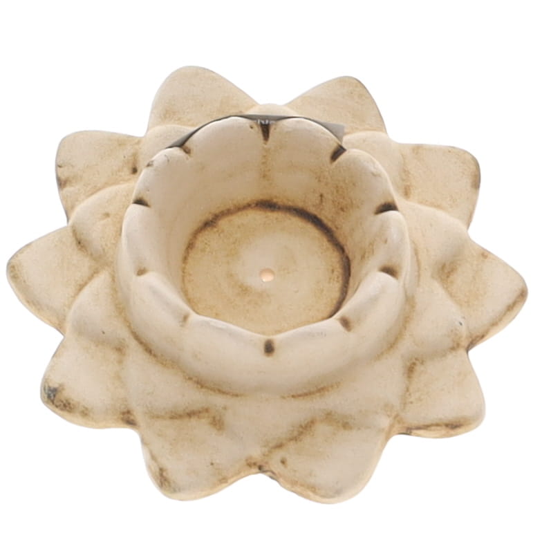 Sahumador Porta Incienso  Flor de Loto Ceramica