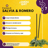 Incienso Salvia Blanca + Romero