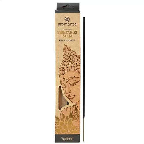 Slim Sahumerio Tibetano Ebano Marfil - Aromanza