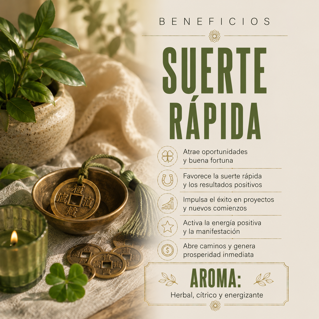 Incienso Suerte Rapida