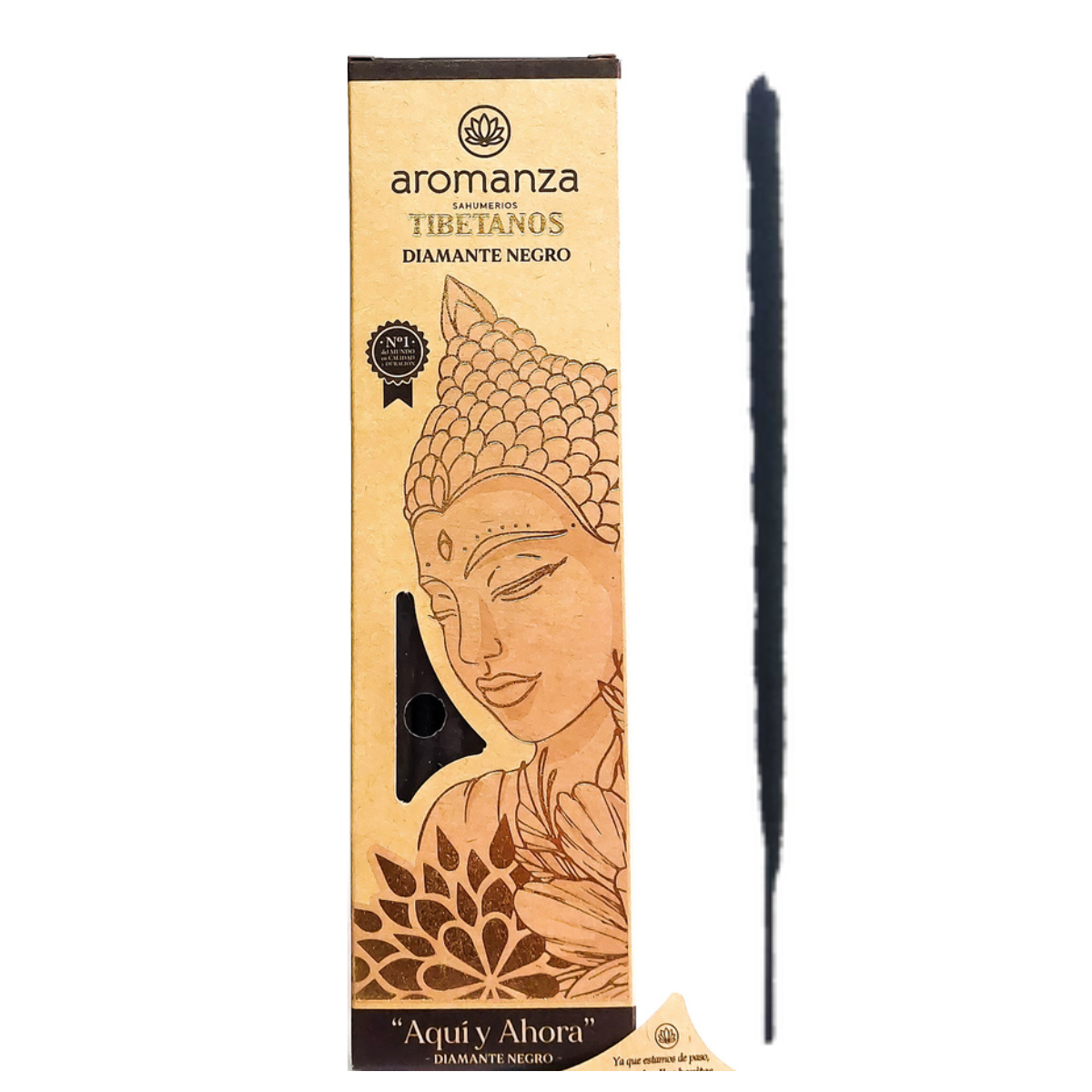 Varilla Sahumerio Tibetano Diamante Negro - Aromanza