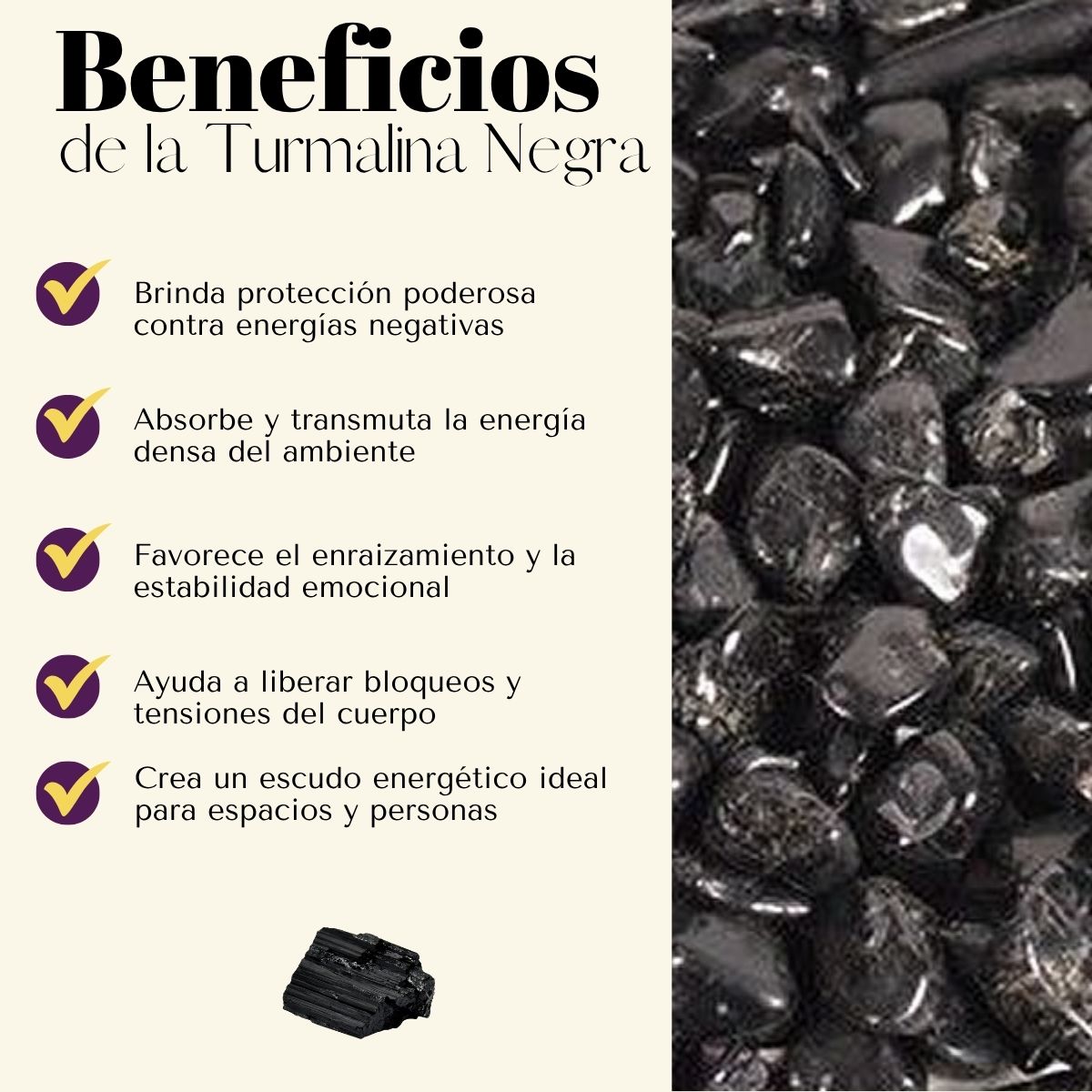 Pulsera Tejido Alpaca Piedra Turmalina Negra